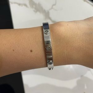 Tory Burch silver bangle